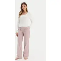 Tommy Hilfiger Pyjama UW0UW06143 Écru Regular Fit