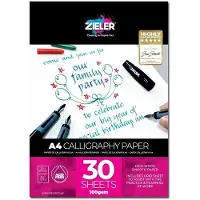 Zieler Calligraphy pad A4 30 sheets 100g.