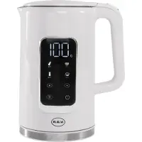 RGV 00000111420, 1,7 l, 2200 W, Schwarz, Weiß, Edelstahl, Regelbare Temperatur, Überhitzungsschutz