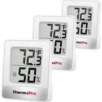 ThermoPro Digital-Hygro/Thermometer, 3er Pack