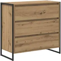 vidaXL Sideboard Kunsthandwerk Eiche 79 x 36 x 75.5 cm Holzwerkstoff