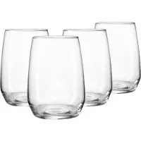 Ritzenhoff & Breker Wasserglas 4er Set Rumba, Becher, Glas, Klar, 450 ml, 820379