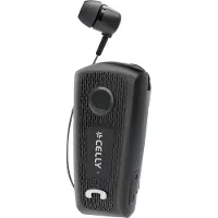 Celly BHCLIP, Kabelgebunden, Anrufe/Musik/Sport/Alltag, 20 - 20000 Hz, 30 g, Kopfhörer, Schwarz