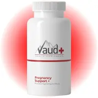 Vaud Pregnancy Support - Kinderwunsch Vitamine & Fruchtbarkeit Support für Frauen - Aktives Folat, Eisen, Vitamin B6 & Mönchspfeffer - Unterstützt