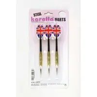 Winsport Karella, Dartpfeile / Steeldartpfeile 3er-Set "Union Jack", 18 g