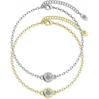MYC Paris Geburtsstein-Armband - Rhodium, Gold und Kristall
