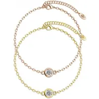 MYC Paris Geburtsstein-Armband - Gold, Roségold und Kristall