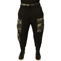 Dolce&Gabbana Tarnmuster-Panel-Jogginghosen Pt0034