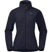 Bergans Jacke Hareid Fleece W Jacket NoHood Dark Navy Damen-M