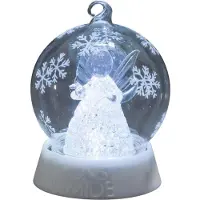 Konstsmide - Glaskugel, "Engel", mit 3 Funktionen, 6h Timer, RGB-Farbwechsel , 1 RGB Diode, batteriebetrieben, Innen, exkl., ; 3409-000
