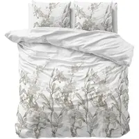 Sleeptime Elegance Bettwäsche Flynn White Baumwolle-200 x 220 cm