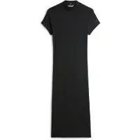 Tommy Hilfiger Kleid für den Alltag WW0WW47860 Schwarz Slim Fit
