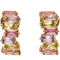 Faina Women Clip On Earrings in Rose Gold | Gr.: onesize