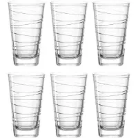 Leonardo Longdrink Glas Vario Struttura (6-teilig)