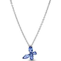 Pandora 394232C01-45 Damen-Halskette Silber Schmetterling Blau