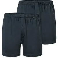 Schiesser Boxershort Herren 182426 Boxershorts Multipacks Night Blue (2er Set)-M