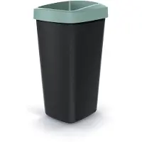 Prosperplast COMPACTA Q DROP Abfallbehälter – Volumen: 25 l, Farbe: Hellgrün