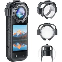 Puluz Aufsteckbare Objektivabdeckungen Für Die Insta360 X5 Kamera