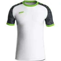 Jako Iconic Trikot Kurzarm Herren - Weiß / Schwarz / Neongrün