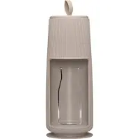 Flowell Aktivkohle-Membran Wasserfilter / Kannenfiltersystem, Farbe:Greige