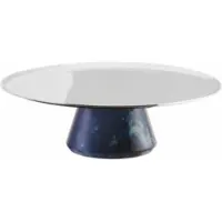 Sambonet Tortenplatte Madame S/Steel Base Resin Blue Lapis Lazuli
