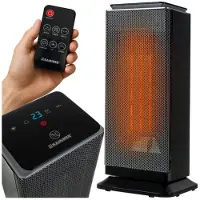 Kaminer 26376 Elektrischer Heizstrahler Lumni 2.0, Fernbedienung, 2000 W, schwarz