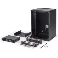 Digitus Netzwerk-Set 254 mm (10") - 9HE, 315x300 mm (BxT) sw