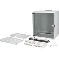 Digitus 19" Netzwerk-Set, 12HE Wandgehäuse und Zubehör, gr SOHO PRO Version