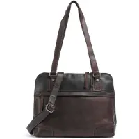 The Chesterfield Brand Schultertasche Umhängetasche Belgrado Shoulderbag Brown dunkelbraun