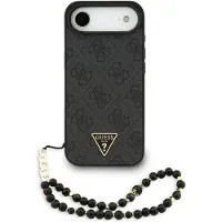 GUESS Case 4G Strap Triangle Logo MagSafe for iPhone 17 Air black