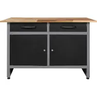 Ondis24 Werkbank "Werner" Set, höhenverstellbar, ca. 120x60x85 cm