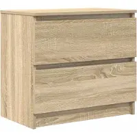 vidaXL TV-Schrank Sonoma-Eiche 60x35x54 cm Holzwerkstoff