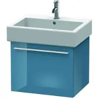 Duravit Waschtischunterbau X-LARGE 443x550x448mm stone blue hochglanz