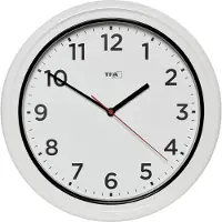 TFA-Dostmann 60.3078.02 Außen Wanduhr wasserdicht, Outdoor Uhr, UV beständig, Quarzuhr, für Schwimmbad, Terrasse, Garten, Balkon, 30,5 cm Durchmesser, gut ablesbar : ohne Batterie