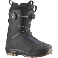 Salomon Snowboard - Snowboard Boots - Echo Dual Boa Wide Black/Deep Lichen Green für Herren aus Wolle - Größe 40,5 - schwarz