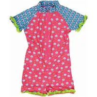 Playshoes UV-Schutz Einteiler Blumen in Pink | Gr.: 98/104