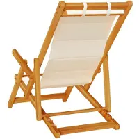 vidaXL Liegestuhl 2 Stk. Braun Massivholz Akazie