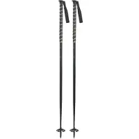 Komperdell - Skistöcke - Big Art Fat Carbon Black Gold - Größe 130 cm - schwarz