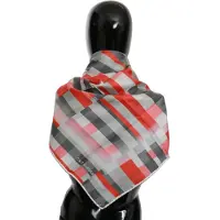 Costume National Seiden-Schal mit geometrischem Druck