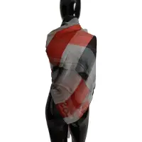 Costume National Seidenschal mit abstraktem Druck