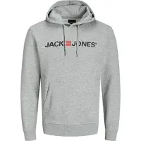 Jack & Jones Kapuzensweatshirt "JJECORP Hoodie mit Logo und hohem Tragekomfort", bedruckt, casual, regular fit, Baumwollmischung, Rundhals