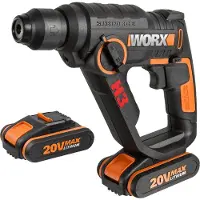 WORX WX390.1, SDS Plus, Schwarz, Orange, 900 RPM, 1,2 J, 5000 BPM, 1 cm