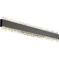 Globo Schwarze Wandlampe Stalagmita 48 cm