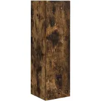vidaXL TV-Wandschrank Geräucherte Eiche 30 x 31 x 100 cm Holzwerkstoff
