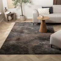 Studio Clarice Industrielle Teppiche - Raphael Dunkelbraun 133x195 cm