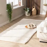 NATURL. Hochflor Läufer - Comfy Supreme Creme 80x180 cm