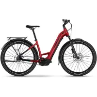 Haibike TREKKING 9 ABS dynamite red/blue glänzend 27,5" 800 Wh Diamant E-Tourenbike in Rot