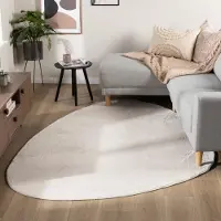 NATURL. Flauschiger Teppich - Cozy Pebble Creme 120x170cm