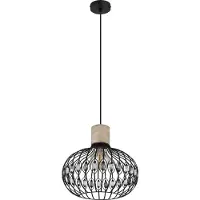 Globo Pendellampe Dorthy Country Black