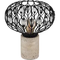 Globo Tischlampe Dorthy Country Black
